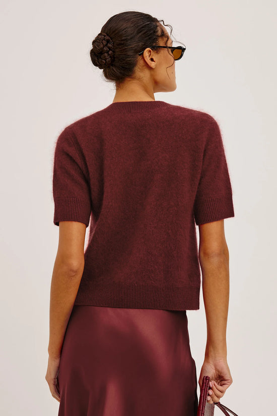 Rails Crimson Soft Brushed Wool Round Neck Cardigan