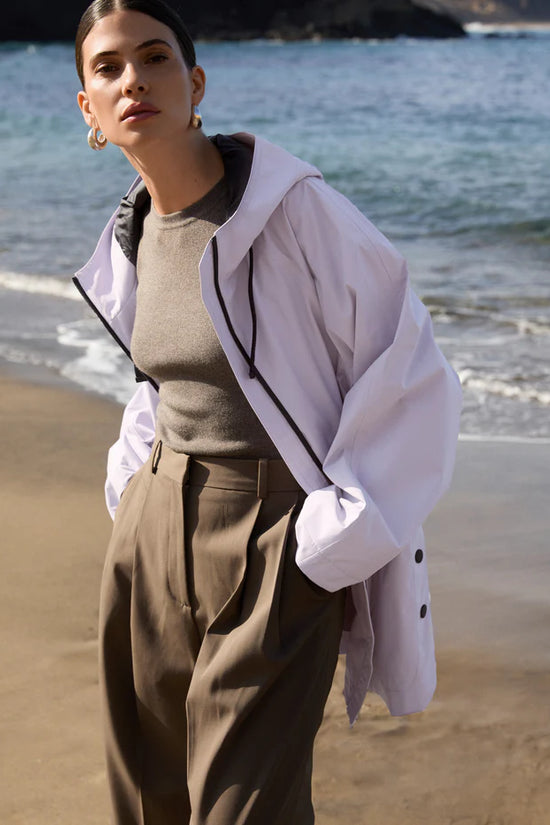 Creenstone Maureen hooded raincoat