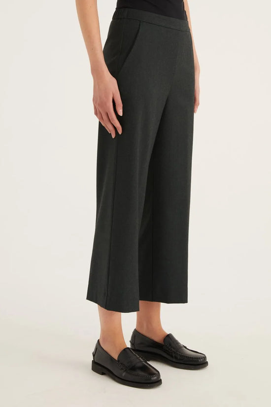 Rosso 35 dark green wool blend trouser S6524PA