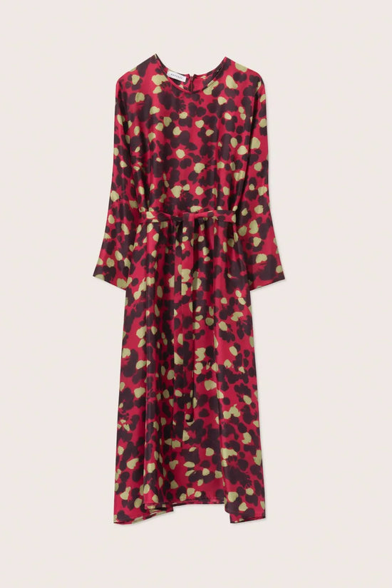 Rosso 35 silk printed dress S6849V