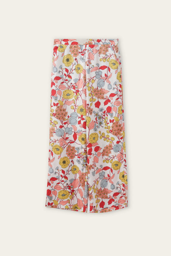 Rosso 35 silk floral print trousers S7092P