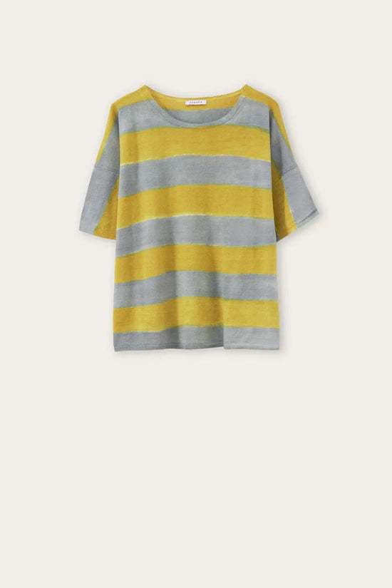 Rosso 35 fine knit stripe sweater S7105MG