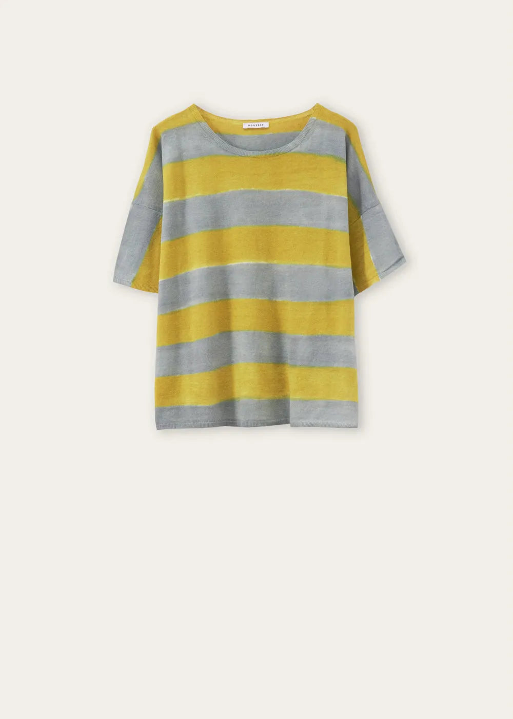 Rosso 35 fine knit stripe sweater S7105MG