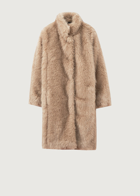Rosso 35 faux fur coat S7150a