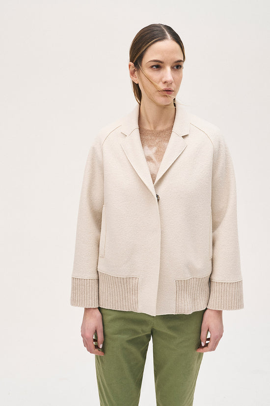 Rosso 35 boiled wool jacket S7169a