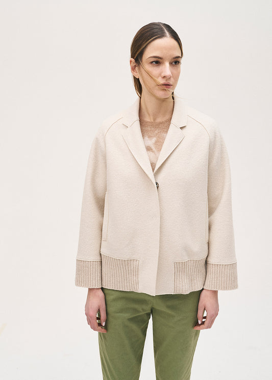 Rosso 35 boiled wool jacket S7169a