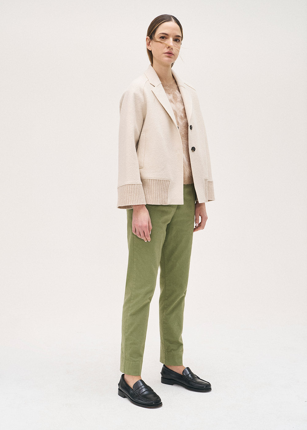 Rosso 35 boiled wool jacket S7169a