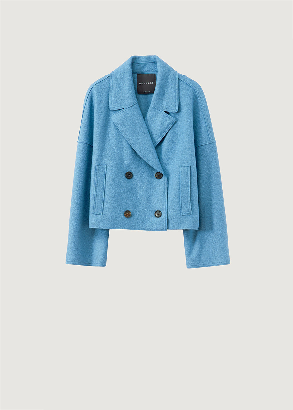 Rosso 35 boiled wool jacket S7173a - Jane Young