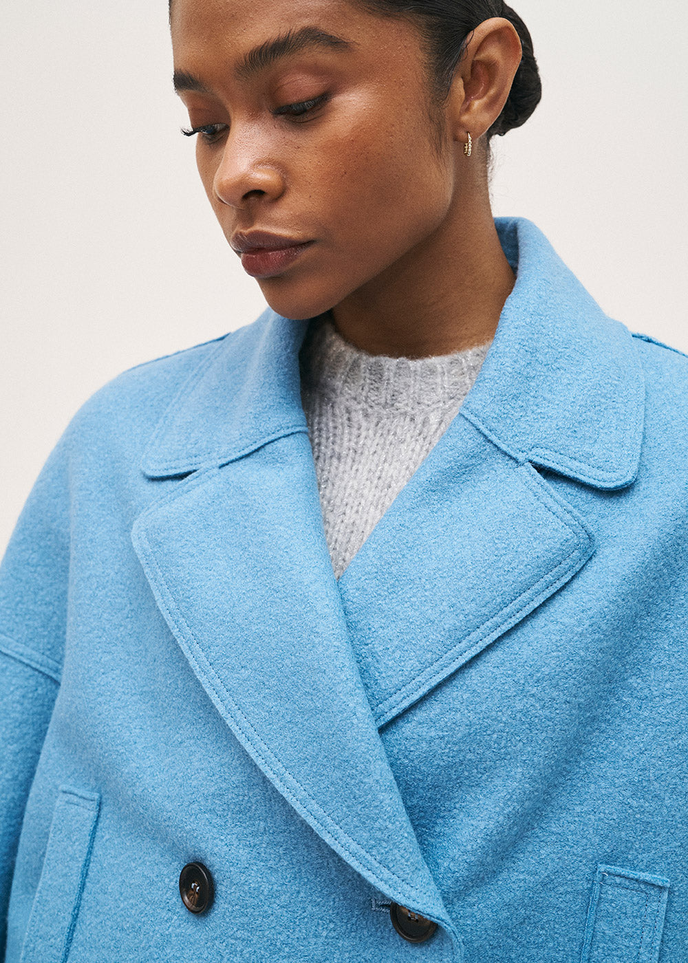 Rosso 35 boiled wool jacket S7173a - Jane Young