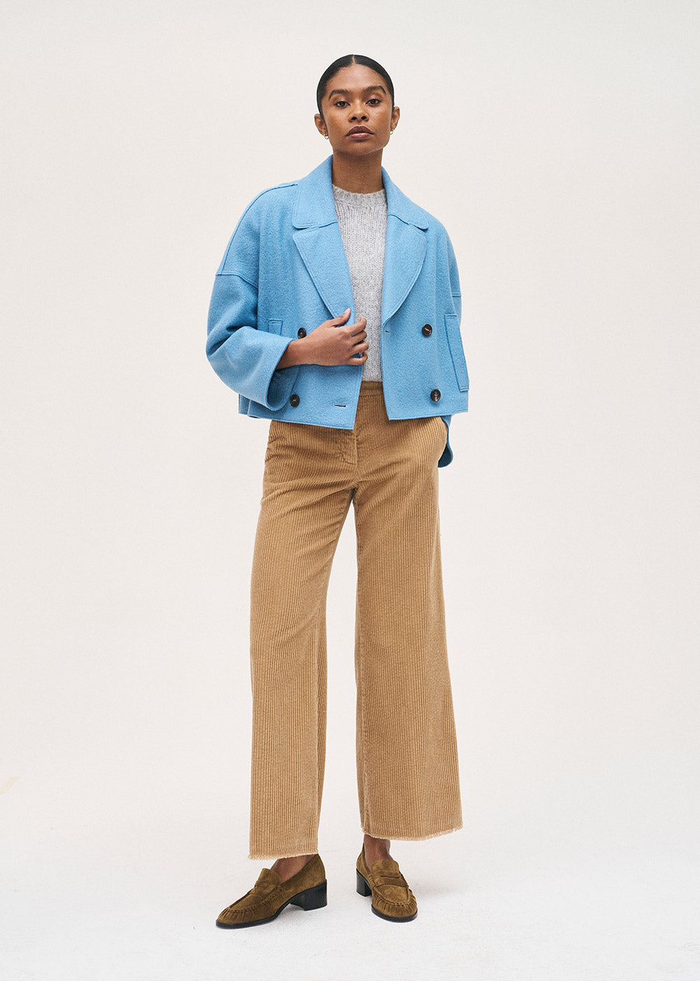 Rosso 35 boiled wool jacket S7173a - Jane Young