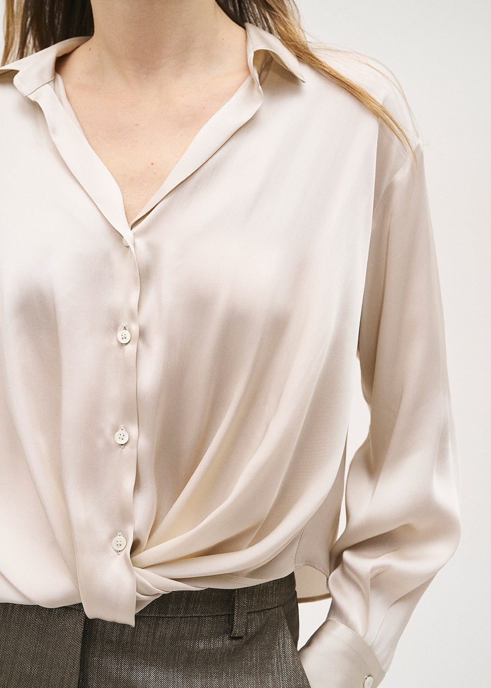 Rosso 35 waist knot shirt S7256b