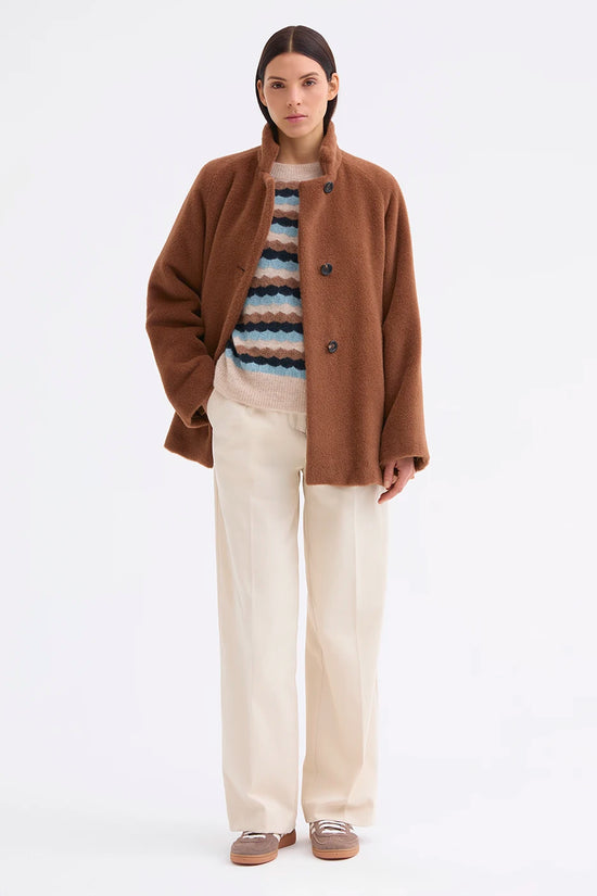 Rosso 35 Multi-Coloured Crew-Neck Alpaca Sweater