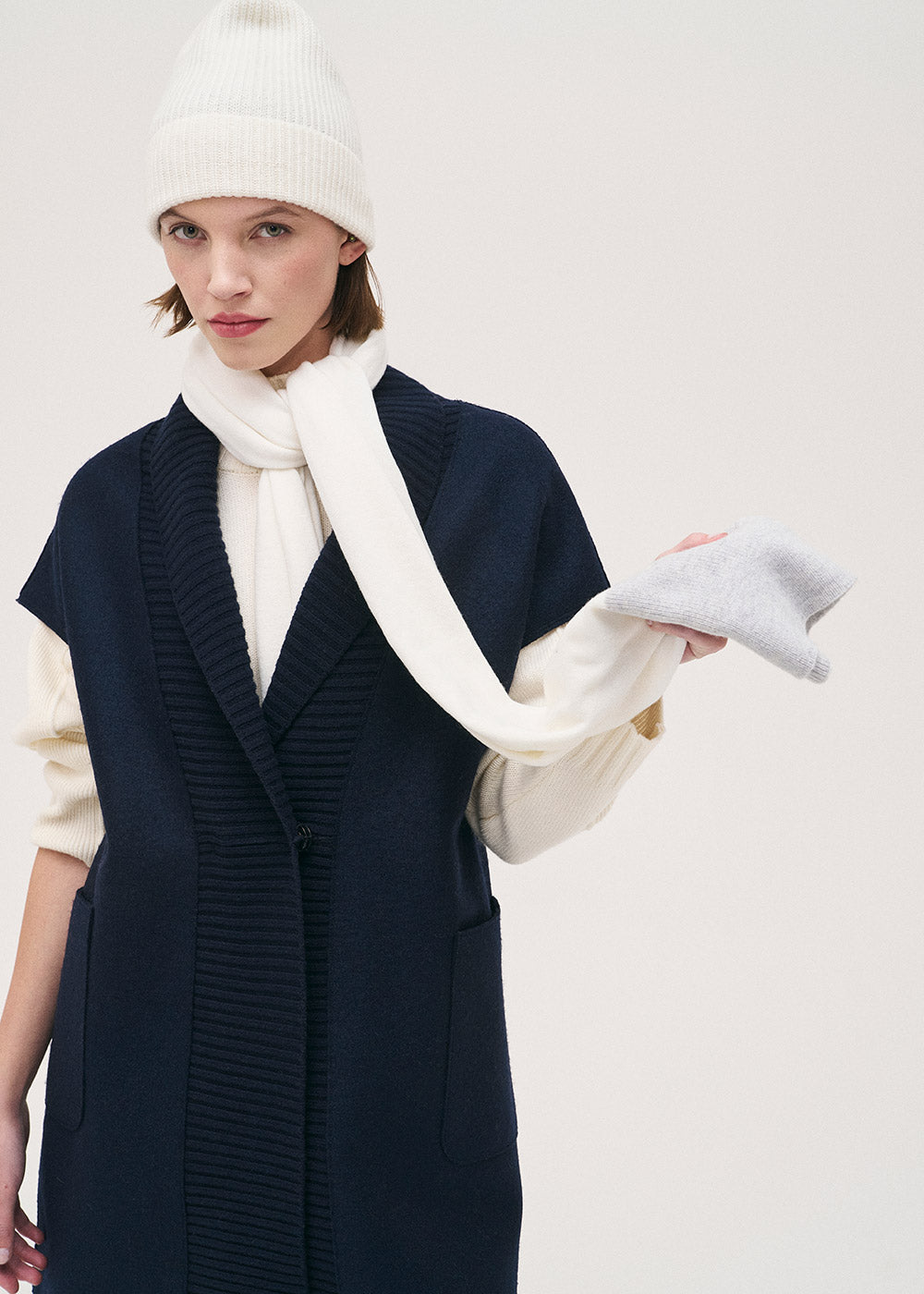 Rosso 35 wool scarf Sc60mg