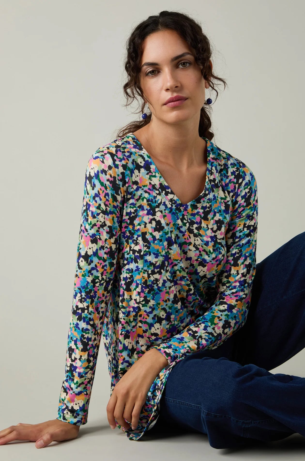 Sahara confetti jersey top Spt5512-cc