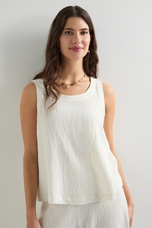 Sahara linen viscose vest SPT5741 1HL
