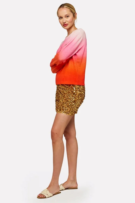 Brodie pink bali print sweater SS25B134