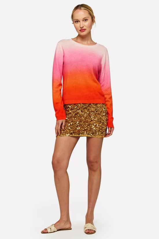 Brodie pink bali print sweater SS25B134