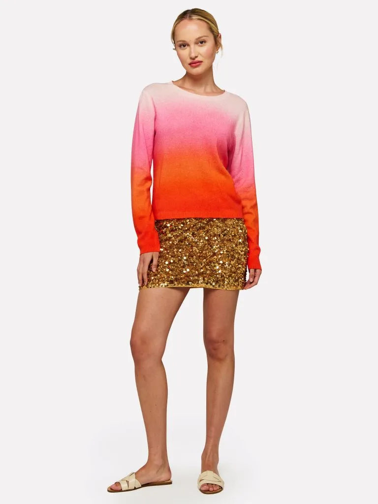 Brodie pink bali print sweater SS25B134