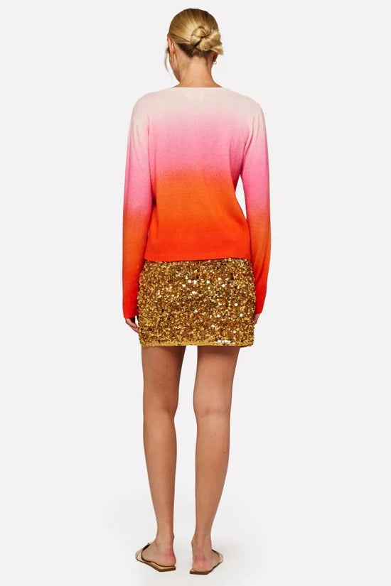 Brodie pink bali print sweater SS25B134