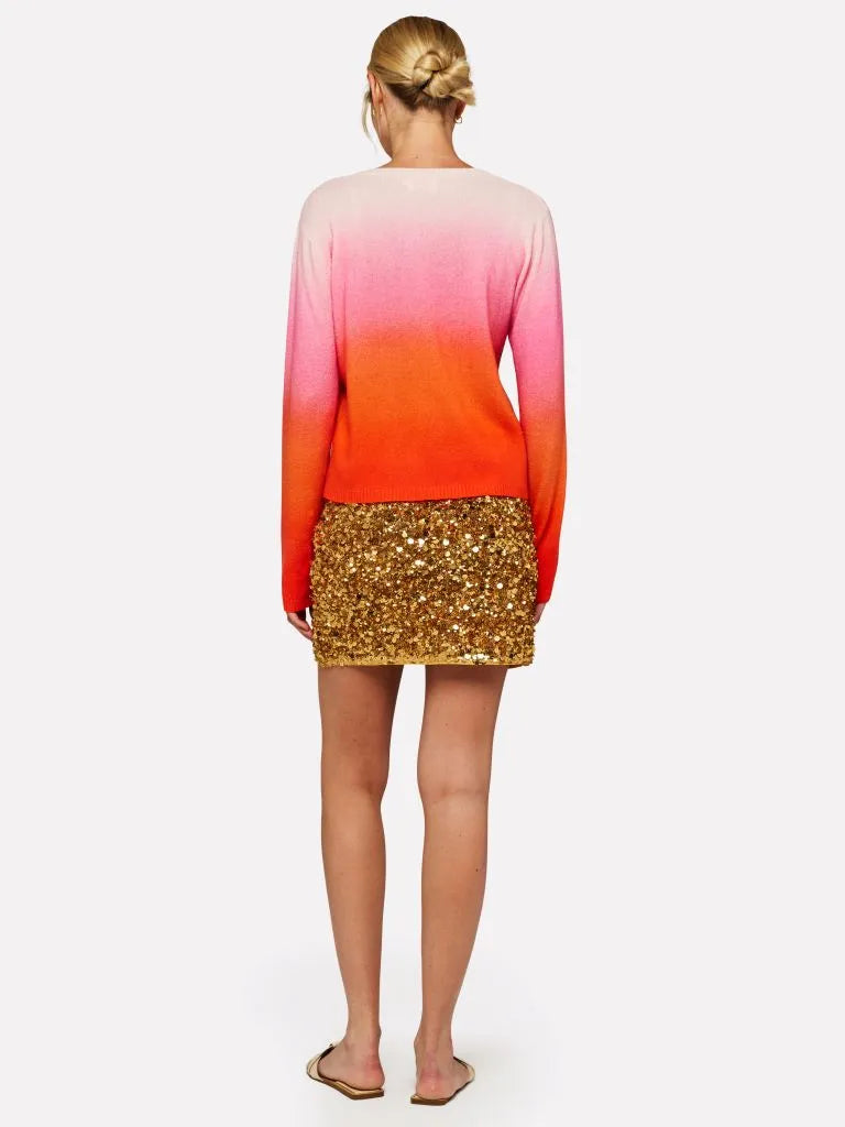 Brodie pink bali print sweater SS25B134