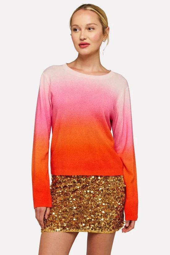 Brodie pink bali print sweater SS25B134