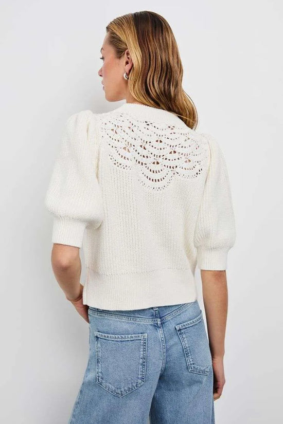 Rails loose knit neckline sweater Steph