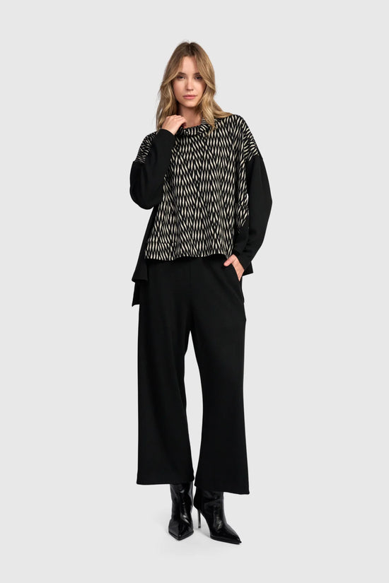 Alembika Black Smoothing Straight Trousers
