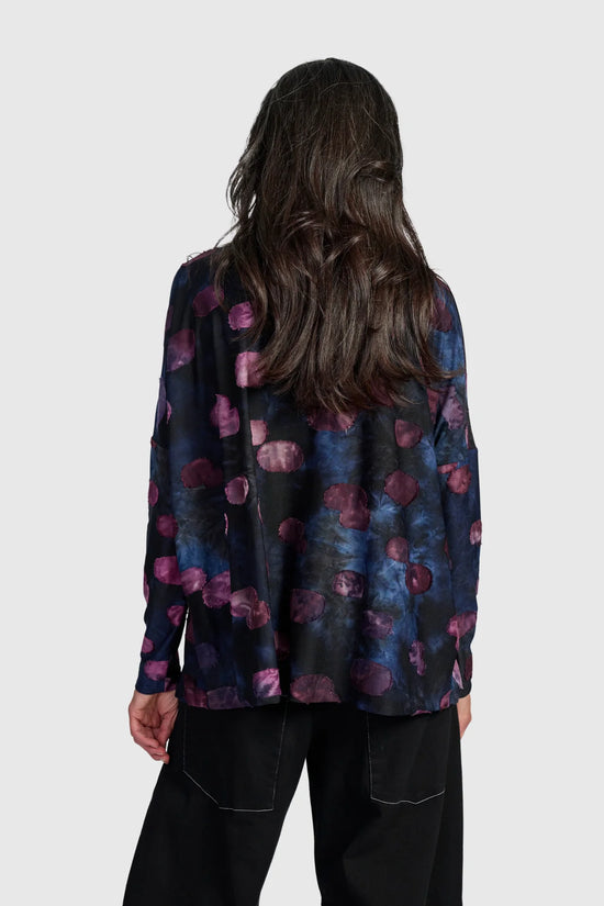 Alembika Merriweather Long Sleeve Shirt Midnight/Wine