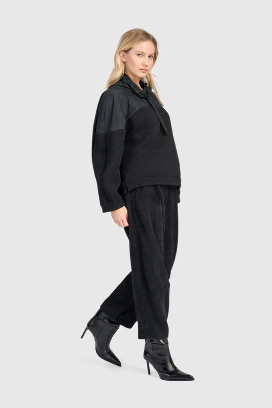 Alembika Black Urban Cody Drawstring Pullover