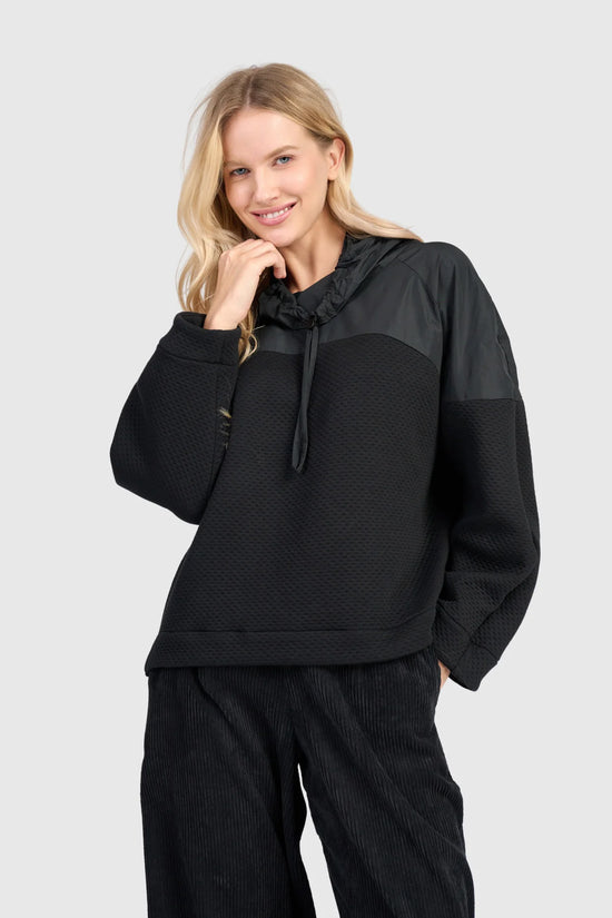 Alembika Black Urban Cody Drawstring Pullover