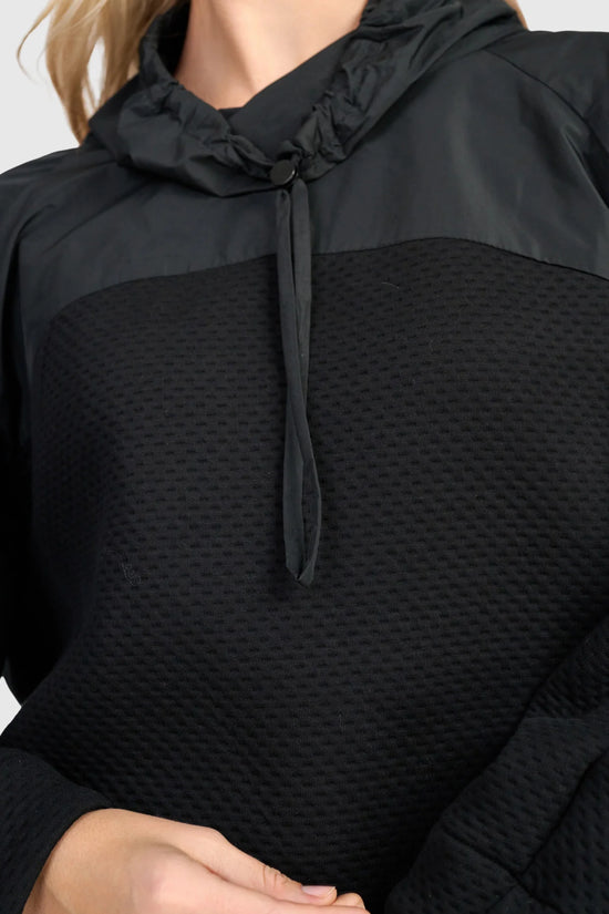 Alembika Black Urban Cody Drawstring Pullover