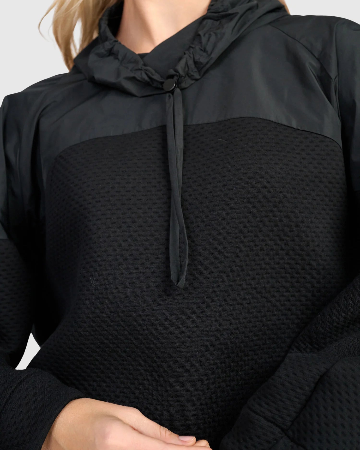 Alembika Black Urban Cody Drawstring Pullover