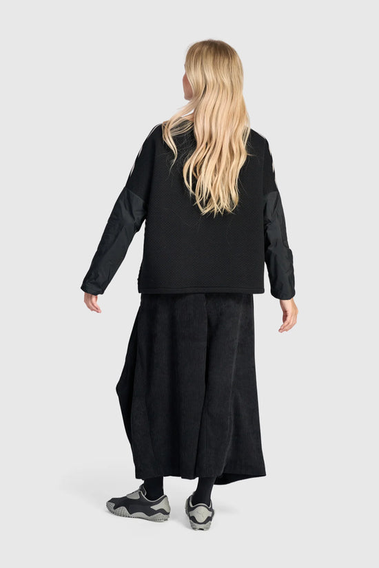 Alembika Urban Boxy Top Black/Cloud Stripe