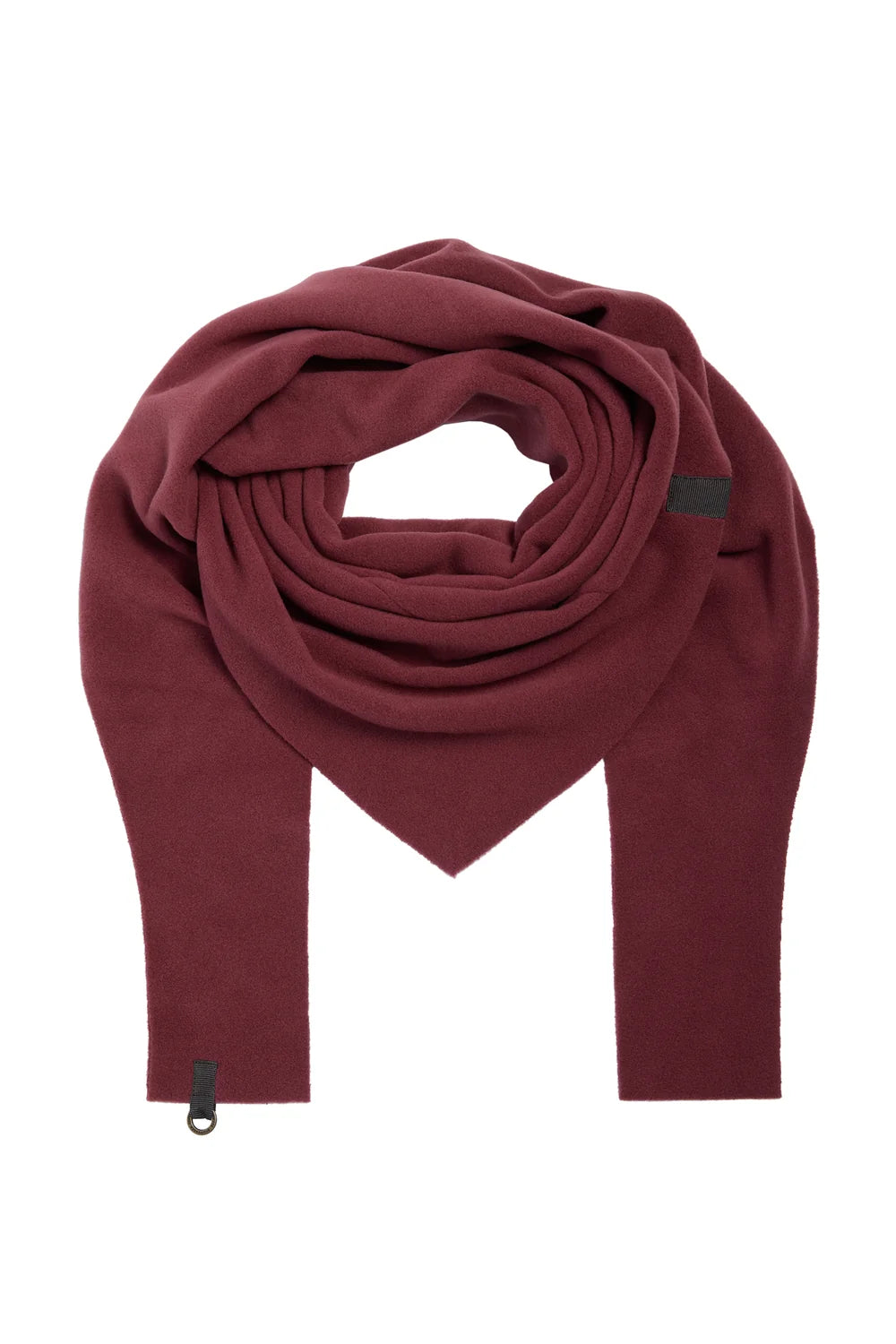 Henriette Steffensen Bordeaux Soft Fleece Triangle Scarf
