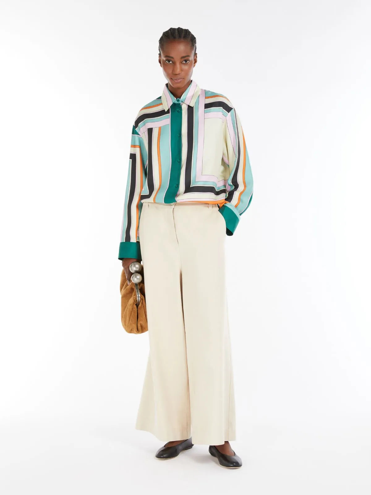 Max Mara Weekend printed silk shirt Formia