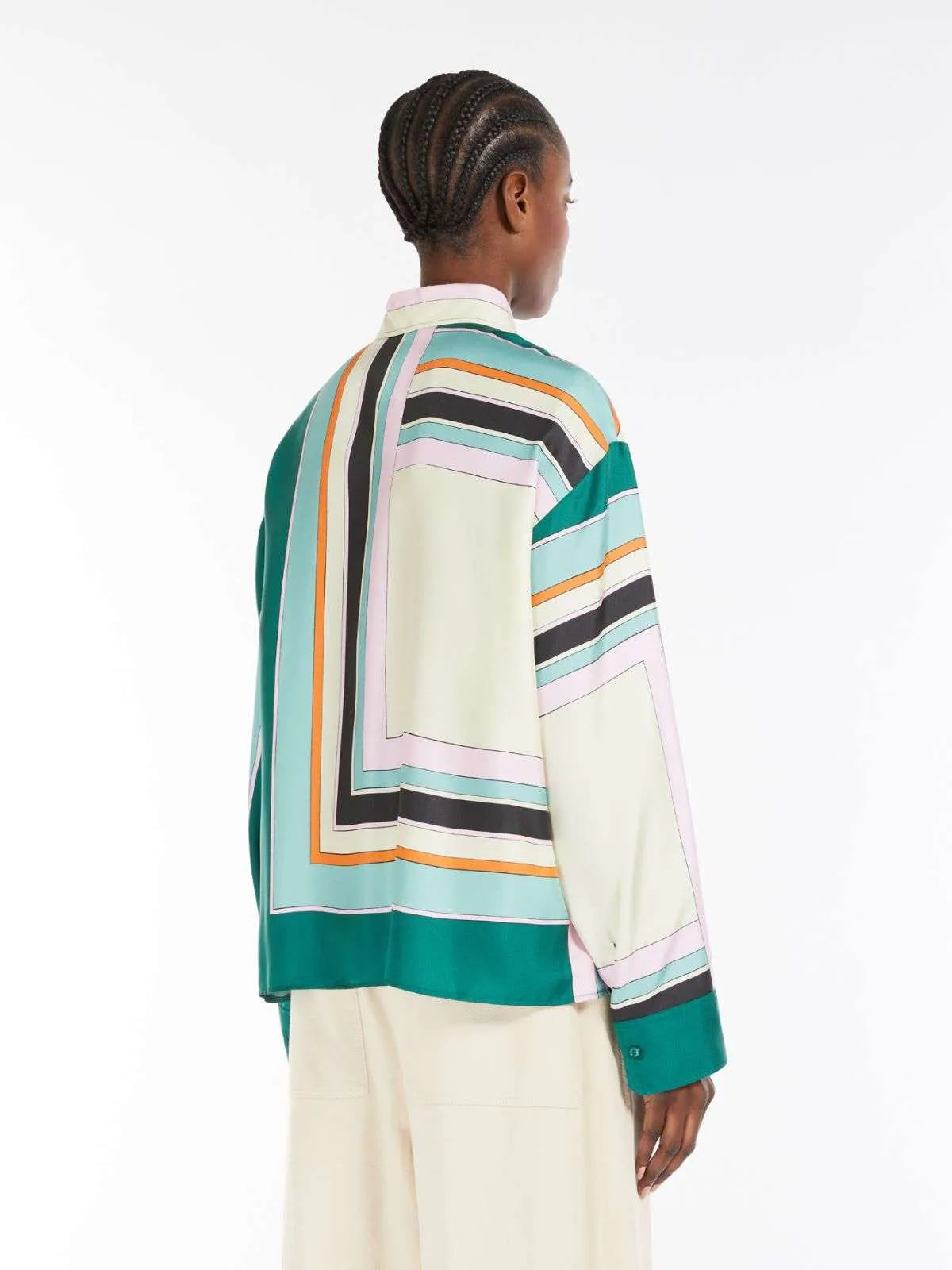 Max Mara Weekend printed silk shirt Formia