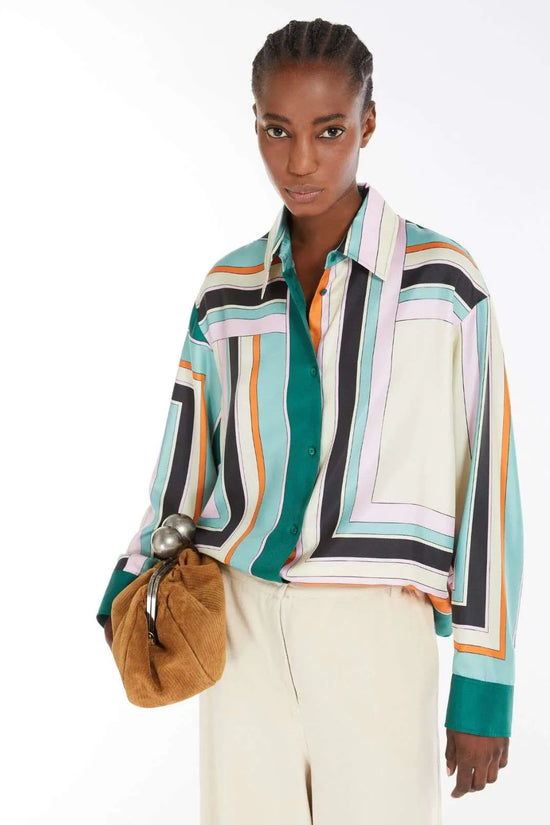 Max Mara Weekend printed silk shirt Formia