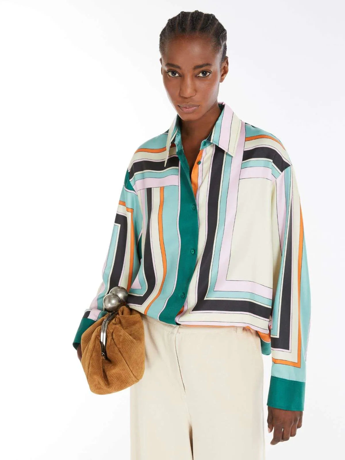 Max Mara Weekend printed silk shirt Formia