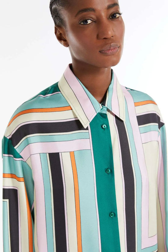 Max Mara Weekend printed silk shirt Formia