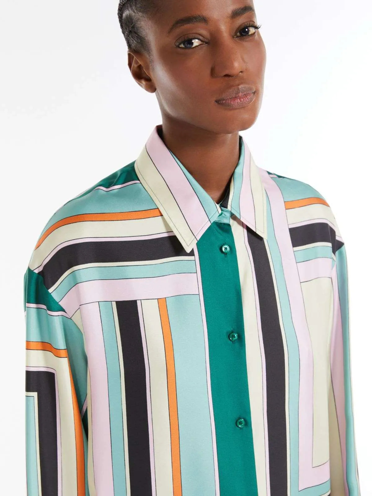 Max Mara Weekend printed silk shirt Formia