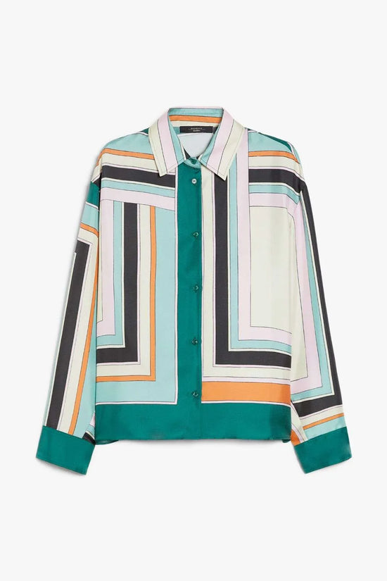 Max Mara Weekend printed silk shirt Formia