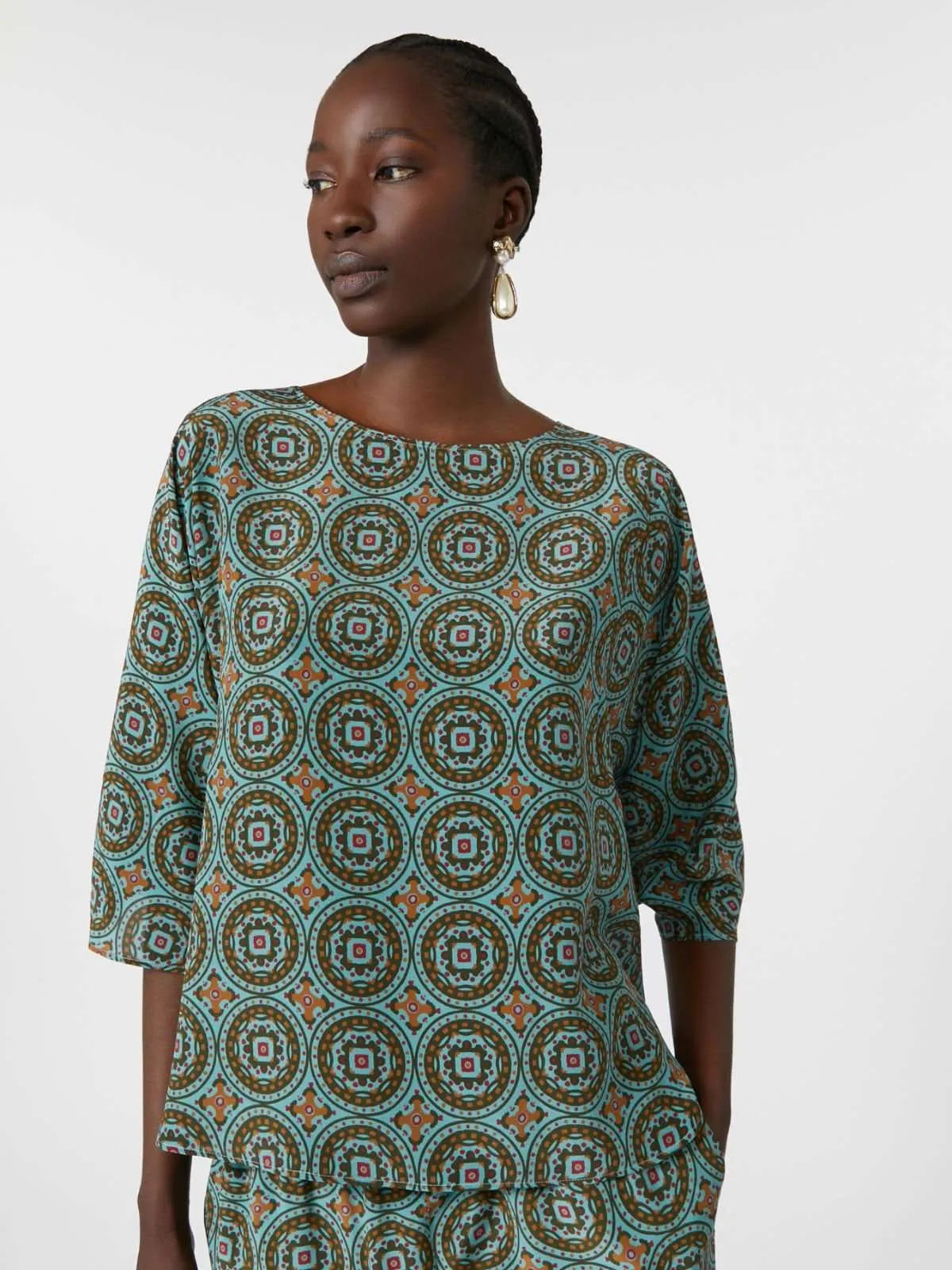 Max Mara Weekend Crepe de chine blouse Adone