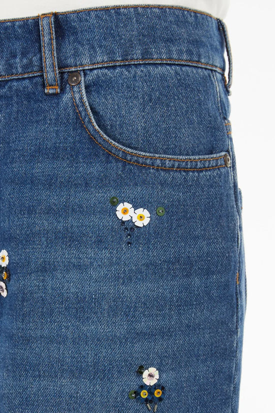 Max Mara Weekend sequined denim jeans Manetta