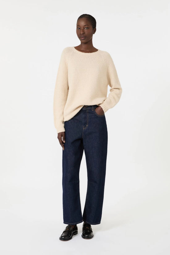 Max Mara Weekend Dark Denim Barrel Leg Denim Jeans WKDCADUCA