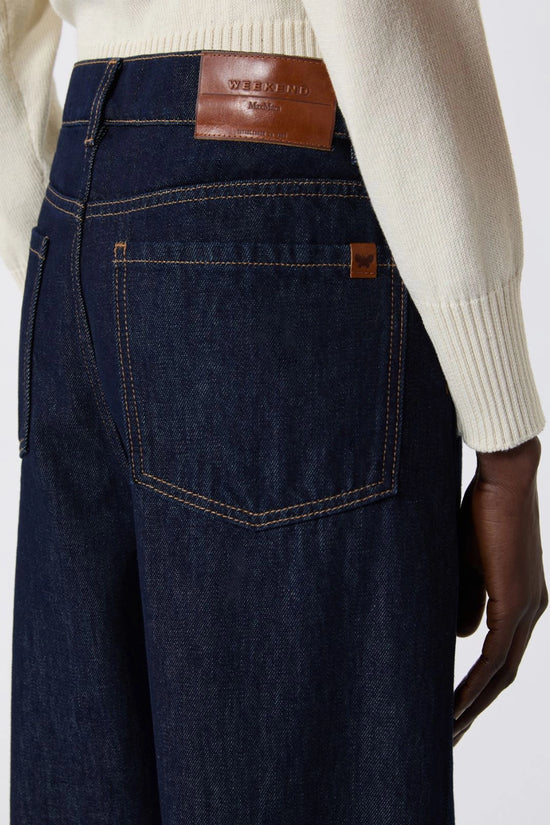 Max Mara Weekend Dark Denim Barrel Leg Denim Jeans WKDCADUCA
