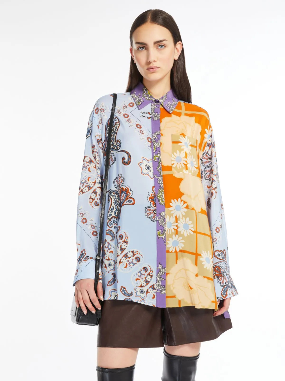 Max Mara Weekend crepe de chine shirt Alcazar