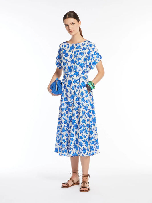Max Mara Weekend silk midi dress Cannes