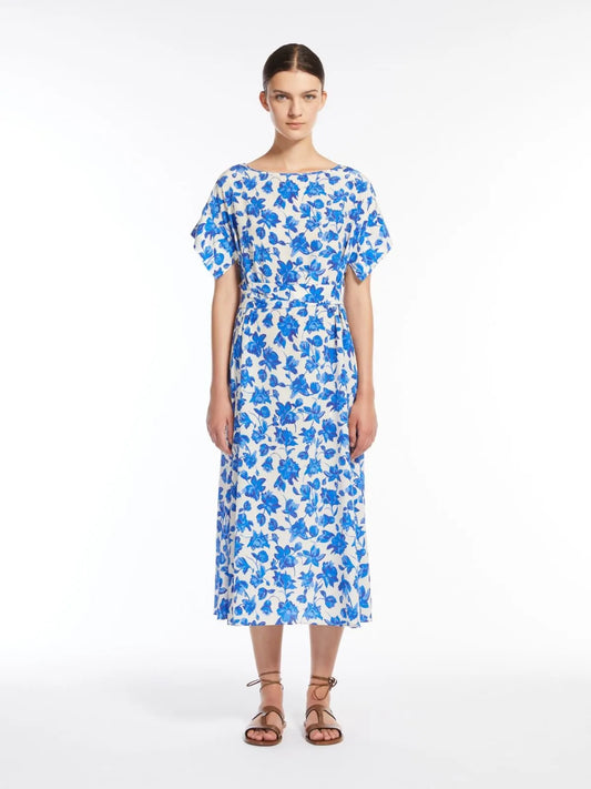 Max Mara Weekend silk midi dress Cannes