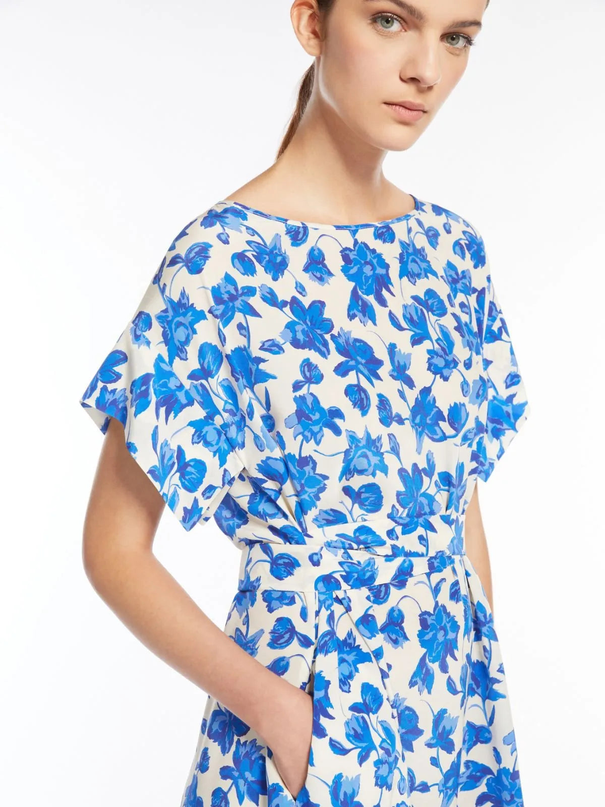 Max Mara Weekend silk midi dress Cannes