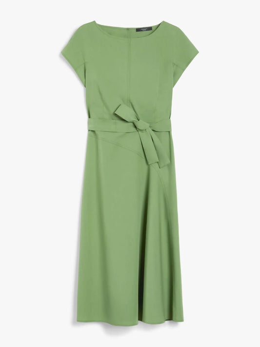Max Mara Weekend belted poplin midi dress Magma